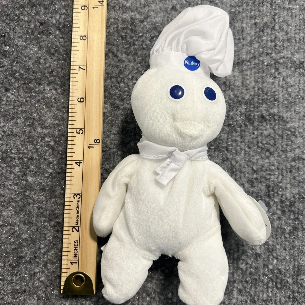Vintage 1997 Pillsbury Doughboy Beanbag Plush by Dakin 8